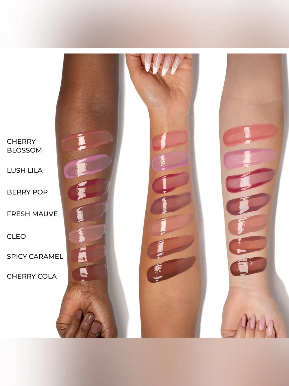 NATASHA DENONA - Hy-Gloss Tinted Lip Gloss Balm in shade Cherry Cola NWOB